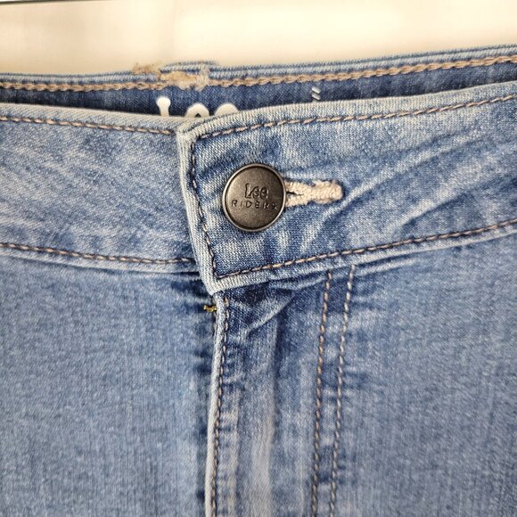 LEE Rider's Denim Mid-Rise Skirt - Size 14M - Picture 3 of 6